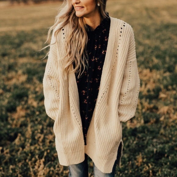 Free People Sweaters - Free People Nightingale Cardi Cardigan Ivory Cream